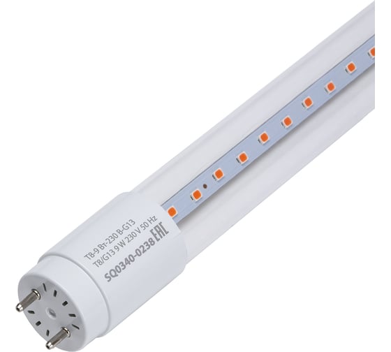 Светодиодная лампа TDM ELECTRIC T8-9 Вт-230 В-G13 "ФИТО" 600 мм SQ0340-0238