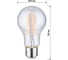 Светодиодная лампа TDM ELECTRIC A60-8 Вт-230 В-E27-CL "ФИТО" 60*108 мм SQ0340-0237 5