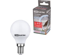 Светодиодная лампа TDM ELECTRIC FG45-6 Вт-230 В-4000 К–E14 "Лампа-ДИММЕР" SQ0340-0200