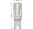 Светодиодная лампа TDM ELECTRIC G9-5 Вт-230 В-6500 К, SMD, 16x49 мм SQ0340-0224 4