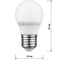 Светодиодная лампа TDM ELECTRIC FG45-6 Вт-230 В-4000 К–E27 "Лампа-ДИММЕР" SQ0340-0202 6