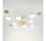 Люстра под лампу General Lighting Systems Венто GCHL-8GX53-M белая, дерево 662220 1