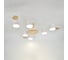 Люстра под лампу General Lighting Systems Венто GCHL-6GX53-M белая, дерево 662327 1