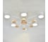 Люстра под лампу General Lighting Systems Альберо GCHL-6GX53-M белая, дерево 662329 1