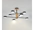 Люстра под лампу General Lighting Systems Элизиум GCHL-8GX53-M черная, дерево 662335 1