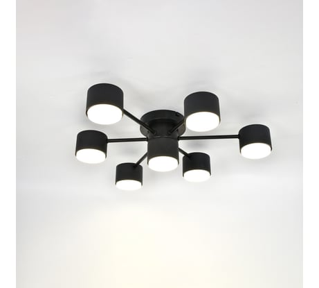 Люстра под лампу General Lighting Systems Стеллар GCHL-7GX53-M черная 662344
