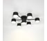 Люстра под лампу General Lighting Systems Стеллар GCHL-7GX53-M черная 662344 1
