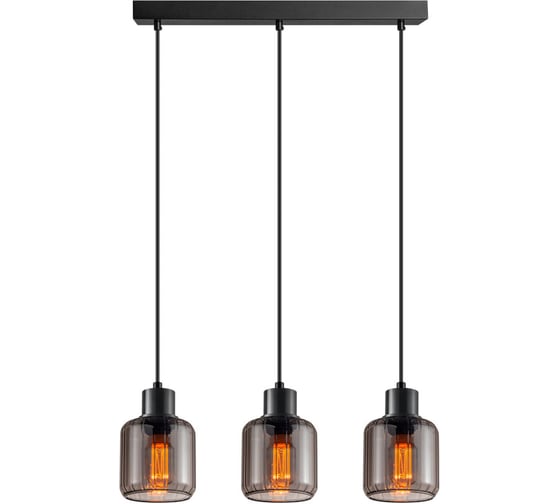 Люстра под лампу General Lighting Systems Люксора GCHL-3E27-M с прямоугольным основанием 662833 1