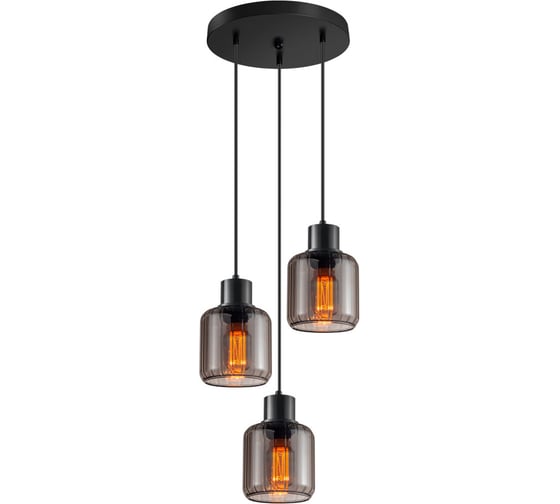 Люстра под лампу General Lighting Systems Люксора GCHL-3E27-M с круглым основанием 662835 1