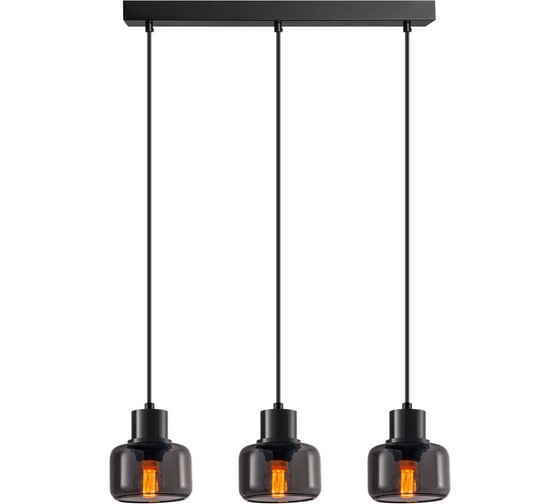 Люстра под лампу General Lighting Systems Фрактал GCHL-3E14-M с прямоугольным основанием 662839 1