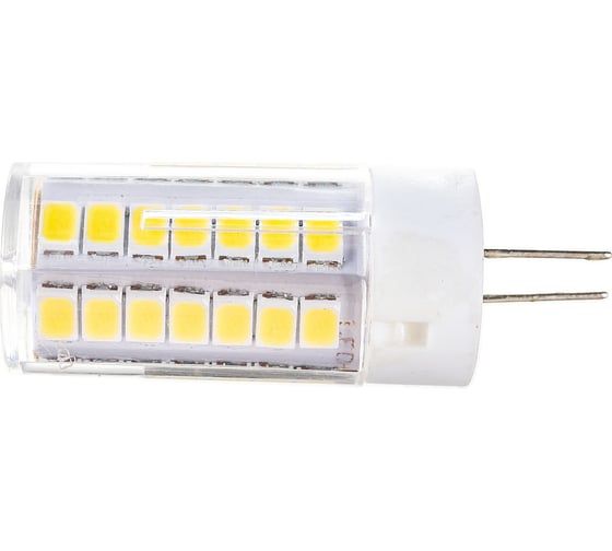 Светодиодная лампа TDM G4-3 Вт-230 В-6500 К, SMD, 16x43 мм SQ0340-0212