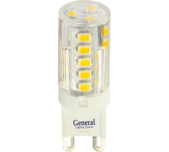 Лампа светодиодная General Lighting Systems GLDEN-G9-5-P-220-4500 5/100/500 685035 1