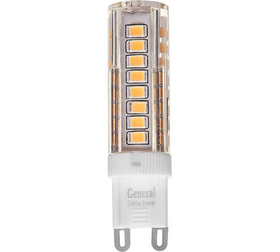 Лампа светодиодная General Lighting Systems GLDEN-G9-7-P-220-2700 5/100/500 685037 1