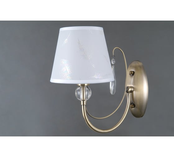 Бра Росток MB40193/1W AB античная латунь абажур 1x40W E14 h250, SN24 988383685 1