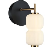 Бра Росток MBM-8326/1 W BK черный 6W LED 3000K h265, HAO24 988385830