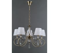 Люстра Росток MD40193/5 AB античная латунь абажур 5x40W E14 d650 h460, SN24 988383686