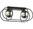 Люстра Росток MXM-4877/2 BK+SG черный 2x40W G9 d460 h210, HAO24 988385763 1