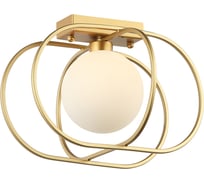 Люстра Росток MXM-4877/1 GD+W золото 1x40W G9 d290 h210, HAO24 988385767