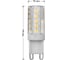 Светодиодная лампа TDM ELECTRIC G9-5 Вт-230 В-4000 К, SMD, 16x49 мм SQ0340-0223 6