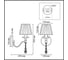 Бра LUMION MAGDA E14 1*40W 8316/1W 7