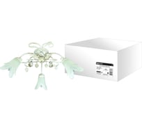 Люстра TDM ELECTRIC НПБ-08-02-3х40 «Луиза» белый с золотом 3х40Вт E14 SQ0370-0014