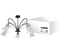 Люстра TDM ELECTRIC НСБ-16-01-5х40 «Лира» черный с золотом 5х40Вт E14 SQ0370-0019