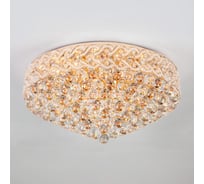 Потолочный светильник Eurosvet 3296 16 золото/прозрачный хрусталь Strotskis 00000065376