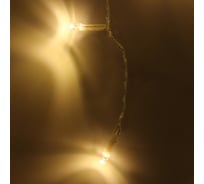 Гирлянда для дома Серпантин БАХРОМА Мерцание ш1,5м* в30/50 см 48 ламп LED, прозрачный пров, авторежим, IP-20, Теплый белый 183-491