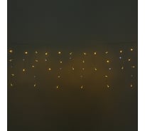 Гирлянда для дома Серпантин БАХРОМА Мерцание ш1,5м* в30/50 см 48 ламп LED, прозрачный пров, авторежим, IP-20, Теплый белый/Белое мерцание 725-0016