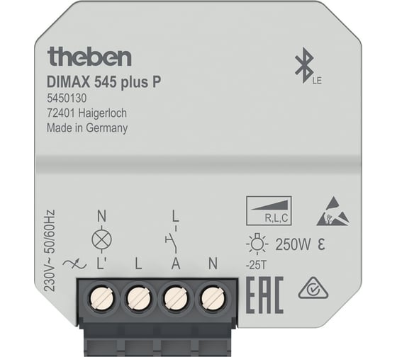 Диммер Theben DIMAX 545 plus P 5450130
