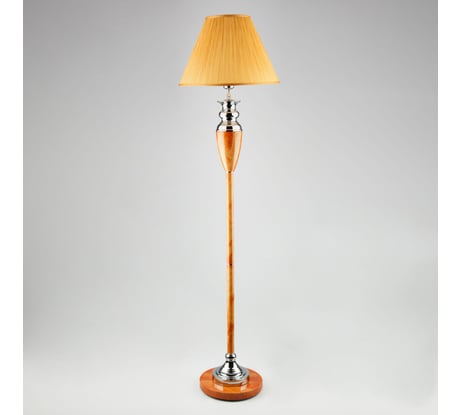 Напольный светильник Eurosvet 009 W 1T RDM арматура+колпак янтарь 00000019600