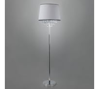 Напольный светильник Eurosvet 01037 1 хром прозрачный хрусталь Strotskis 00000084049