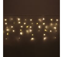 Гирлянда для улицы Серпантин БАХРОМА Мерцание ш3м* в40/60см 100 ламп LED, прозрачный провод, 1 режим, IP-54, Теплый белый (возможность соединения) 183-218