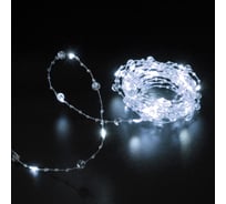 Гирлянда для дома Серпантин НИТЬ Льдинка 5 м 50 ламп LED, 8 режимов, IP-20, Белый 725-0061