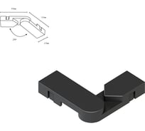Коннектор с изменяемым углом ARTE LAMP для шинопровода (трека) RAPID A613806R