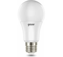 Лампа Gauss A60 10W E27 RGBW+димирование LED 1/50 102102410