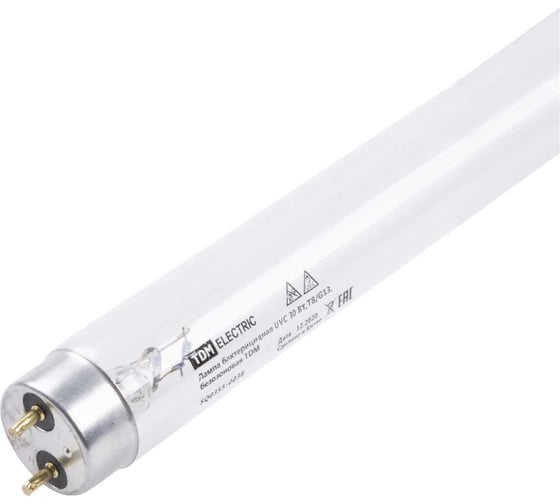 Бактерицидная ультрафиолетовая (УФ) безозоновая лампа TDM ELECTRIC UVC/30 Вт/T8/G13/ SQ0355-0038
