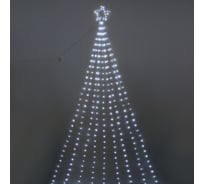 Гирлянда для дома Серпантин ЗАНАВЕС Звездный путь3м (водопад) 281 лампа LED, 7 режимов, IP-20, 220v, Белый 725-938