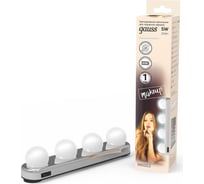 Светодиодный светильник Gauss 5W 200Лм 4xAA для зеркала LED MK002