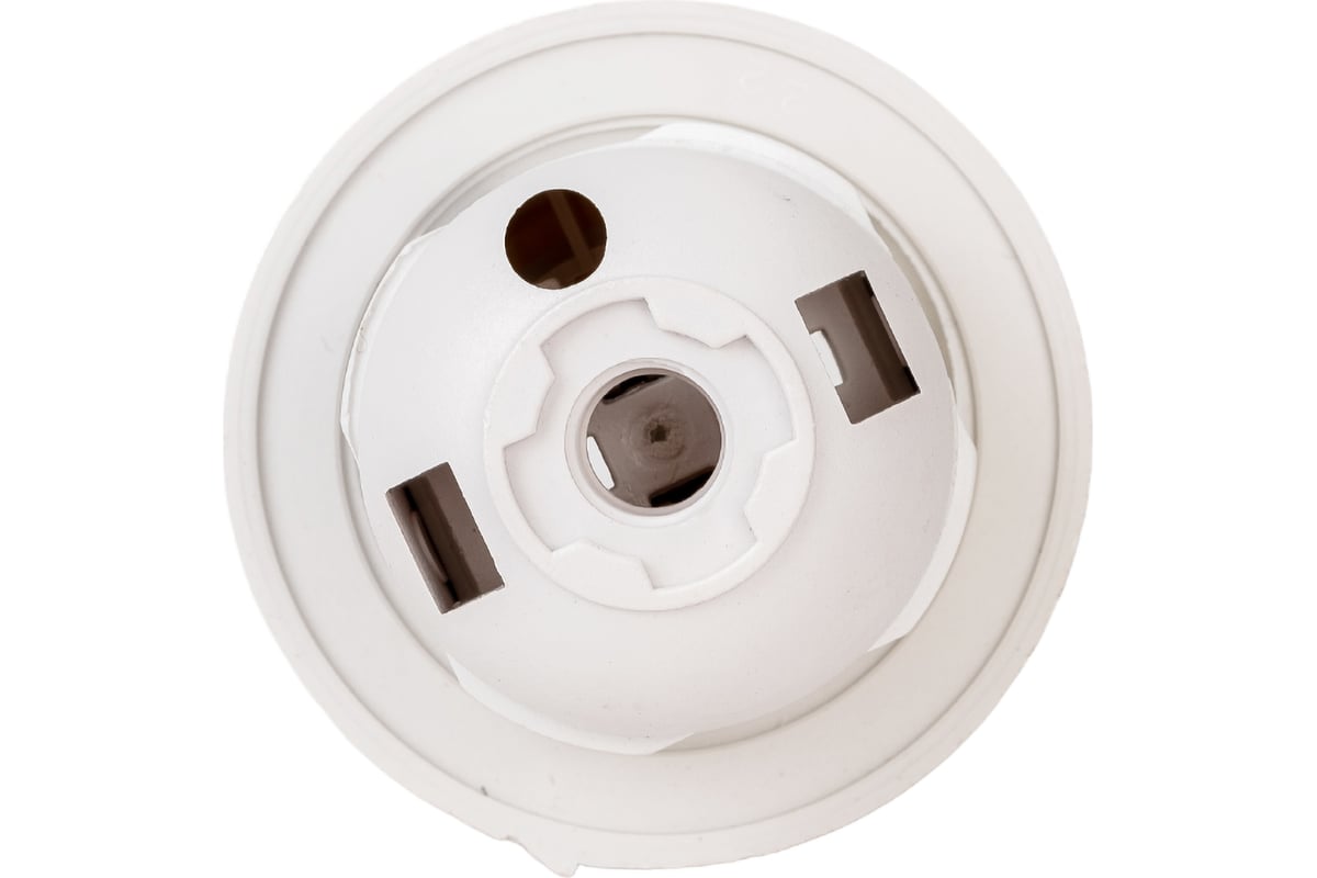 Патрон IN HOME Е27-ППК пластиковый с прижимным кольцом 4690612032337 ...