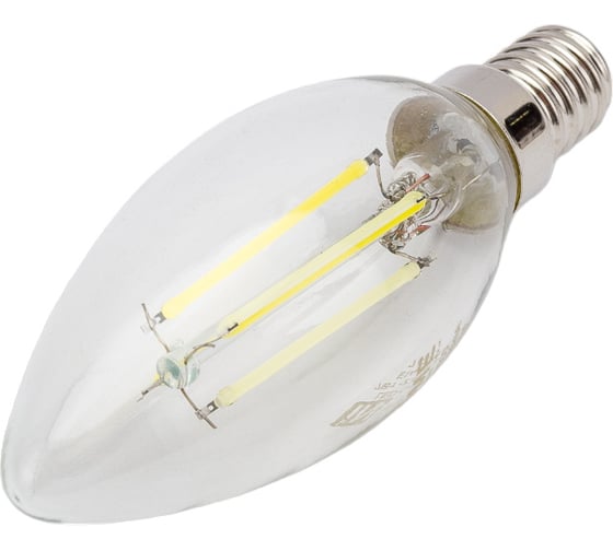 Светодиодная лампа IN HOME LED-СВЕЧА-deco 7Вт 230В Е14 6500К 630Лм прозрачная 4690612029665