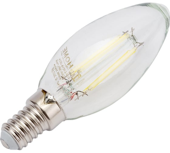 Светодиодная лампа IN HOME LED-СВЕЧА-deco 9Вт 230В Е14 6500К 1040Лм прозрачная 4690612030197
