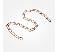 Цепь Eurosvet 10301 длиной 1 метр с 2 карабинами золото, запчасти арт. 73024 00000073024