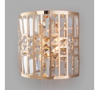 Настенный светильник Eurosvet 10116 2 золото прозрачный хрусталь Strotskis a050442