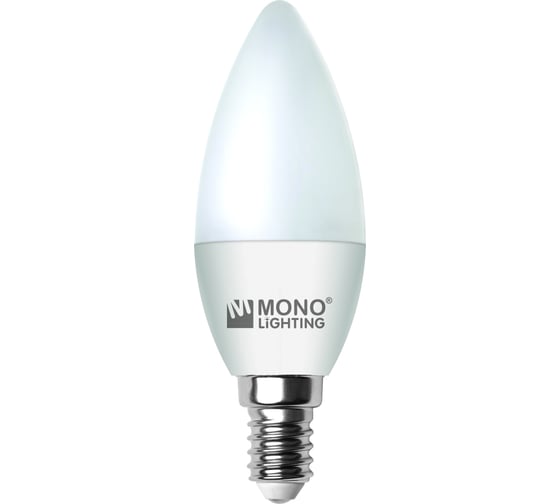 Лампа Mono Electric LED, 3 Вт, С35, Е14, 220В, 4000К 100-030014-401