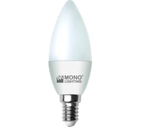 Лампа Mono Electric LED, 5 Вт, С35, Е14, 220В, 3000К 100-050015-301