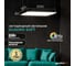 Светодиодный светильник Geniled Art Quadro Soft 1000x500 h80 55Вт 4000К 90Ra Черный 80272_4000_black 2