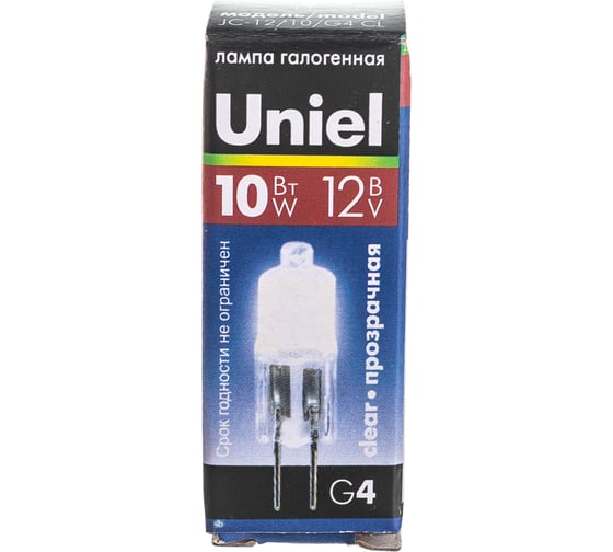 Галогенная лампа Uniel 10/G4 CL JC-12 00480