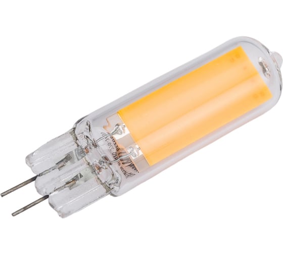 Светодиодная лампа Uniel 220, 6W, 3000K, G4, CL GLZ08TR картон LED-JC UL-00005065