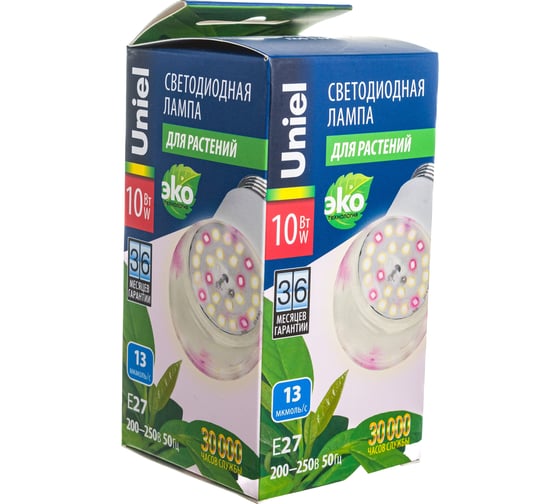 Светодиодная лампа Uniel 10W, SPFB, E27, CL PLP30WH LED-A60 UL-00007404